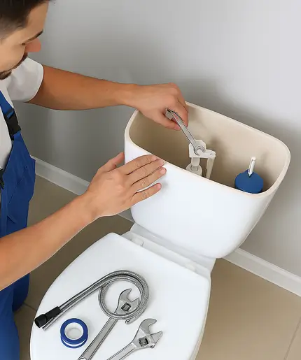 Toilet repair & replacement Santa Fe TX - emergency toilet services